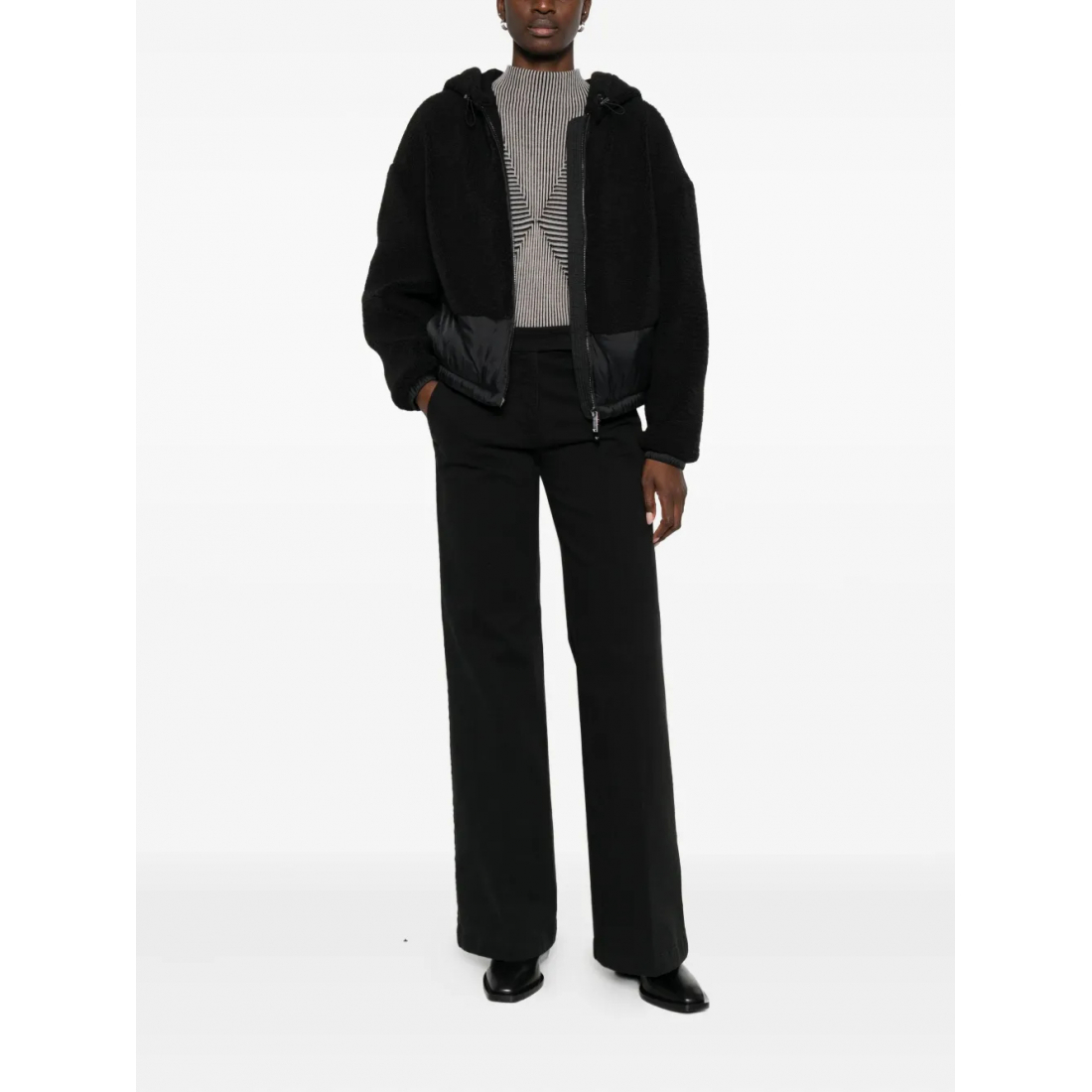 'Hooded Zip-Up' Jacke für Damen