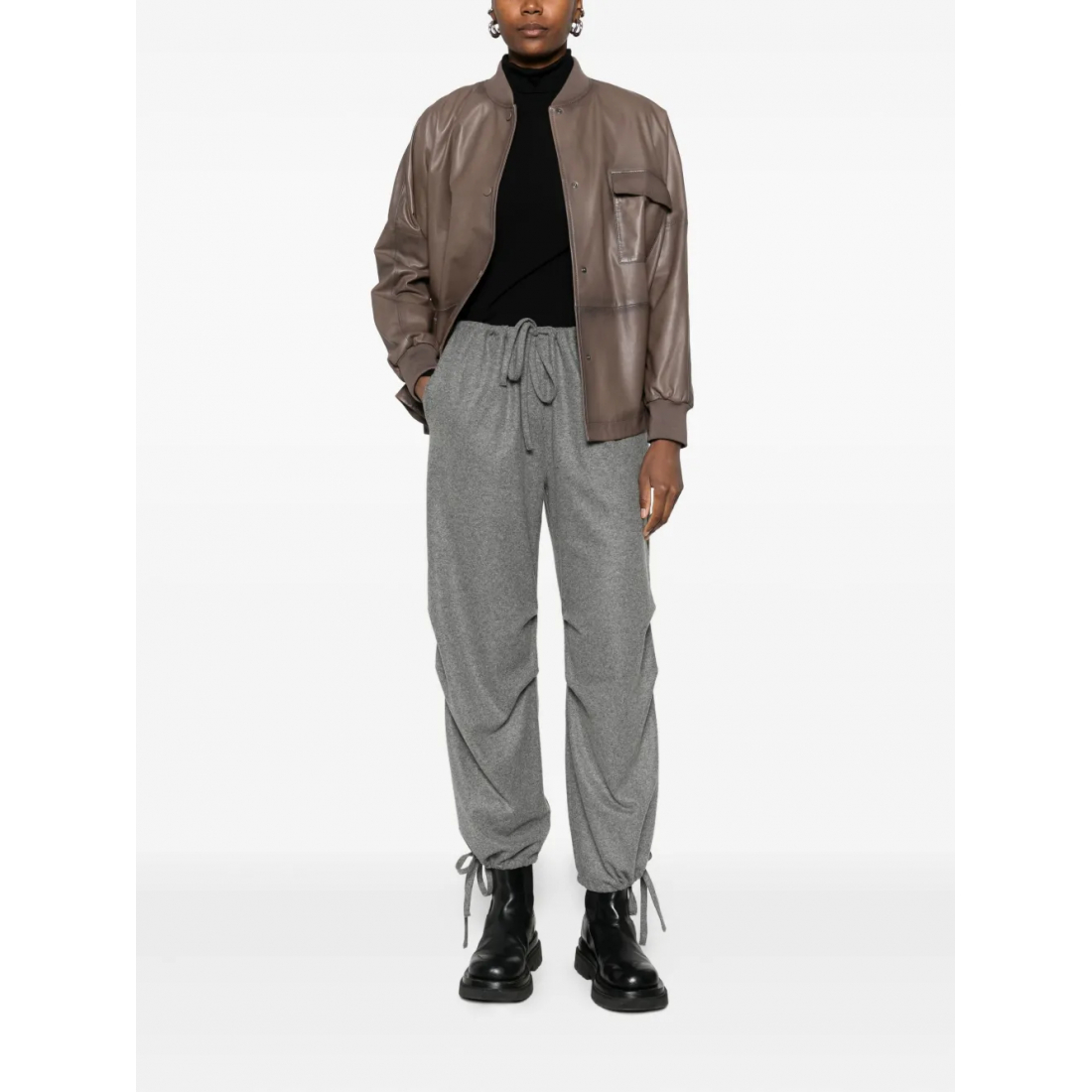 Blouson bomber 'Button-Up' pour Femmes