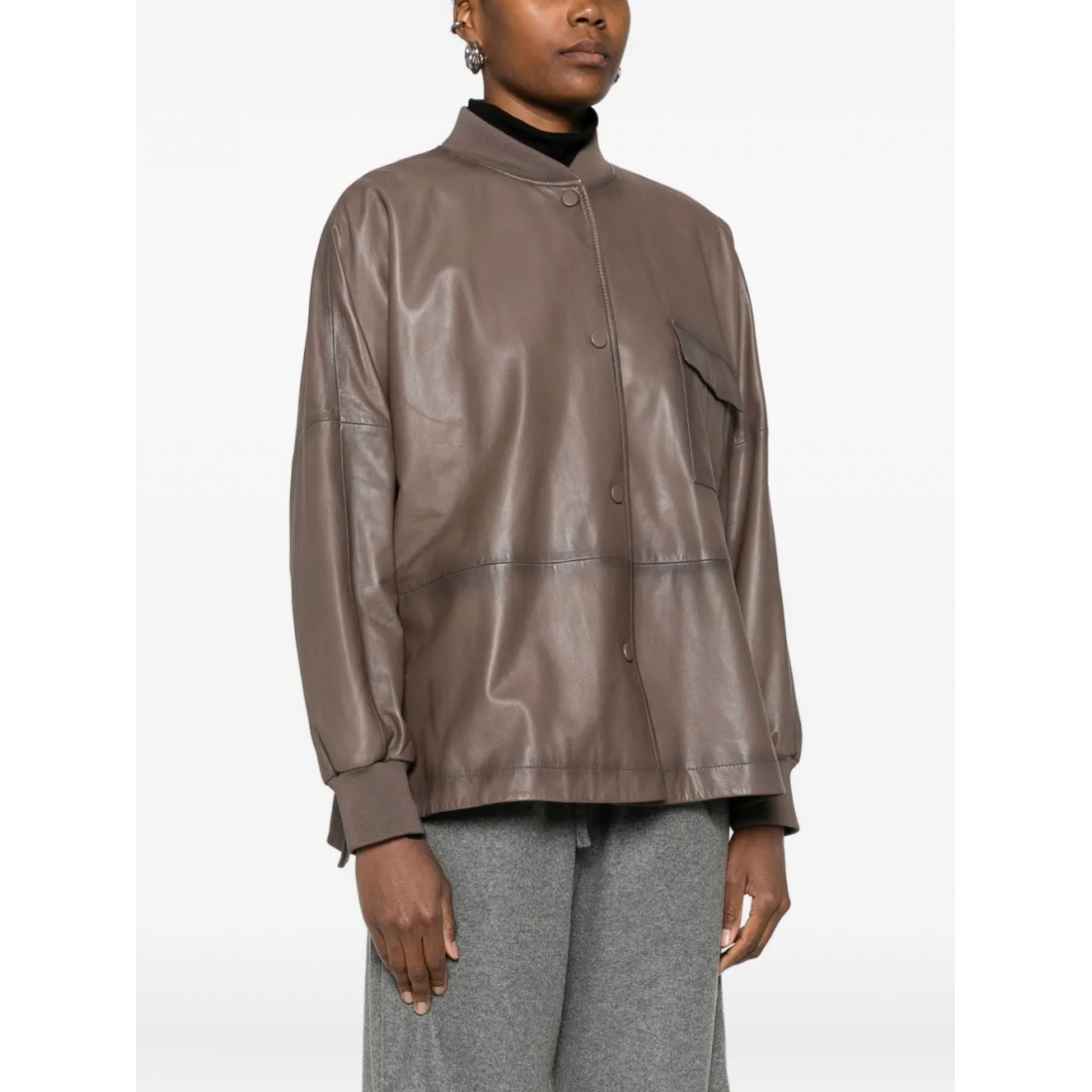 Blouson bomber 'Button-Up' pour Femmes