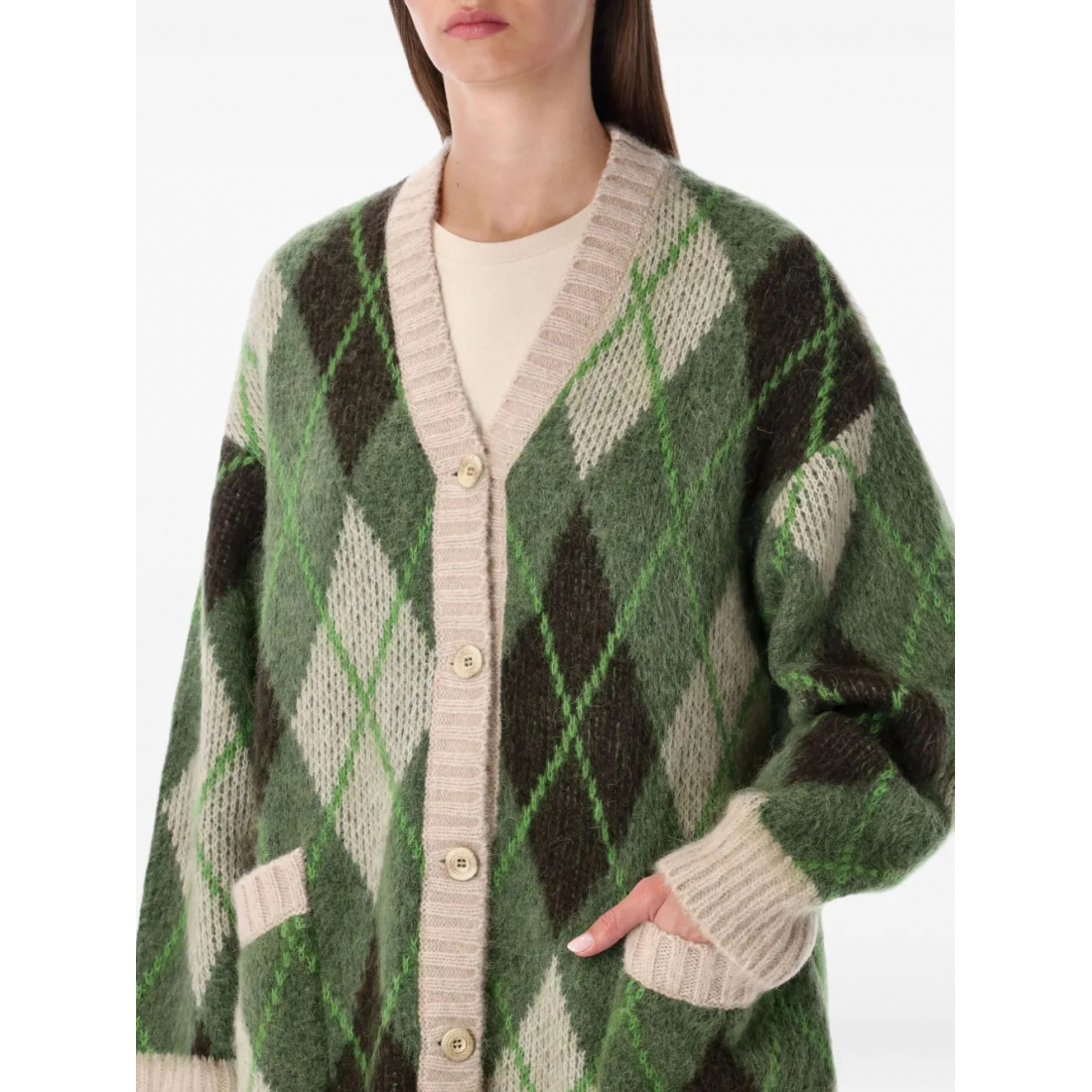 Manteau 'Argyle Pocket' pour Femmes