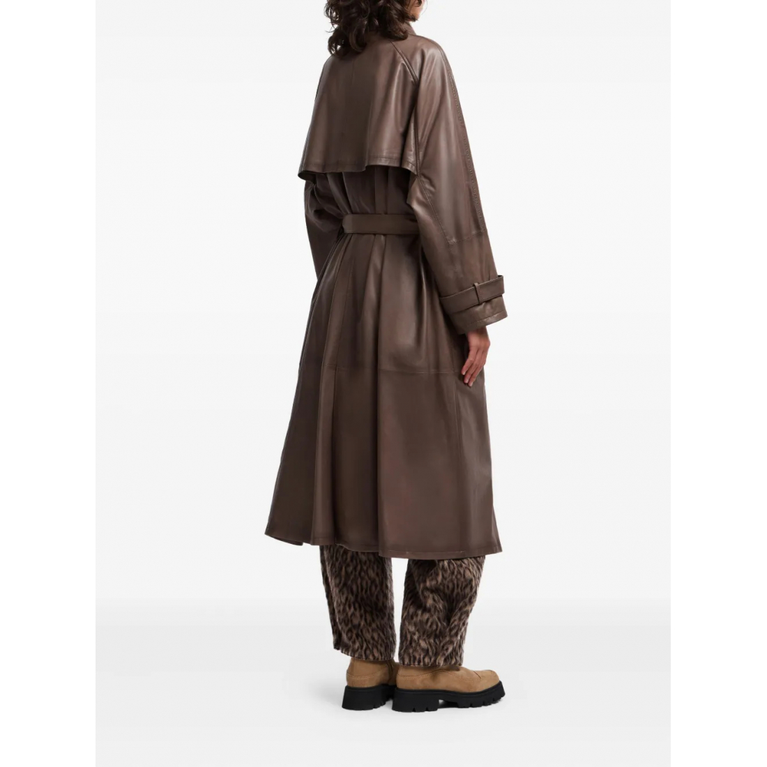 'Double-Breasted Belted' Trenchcoat für Damen