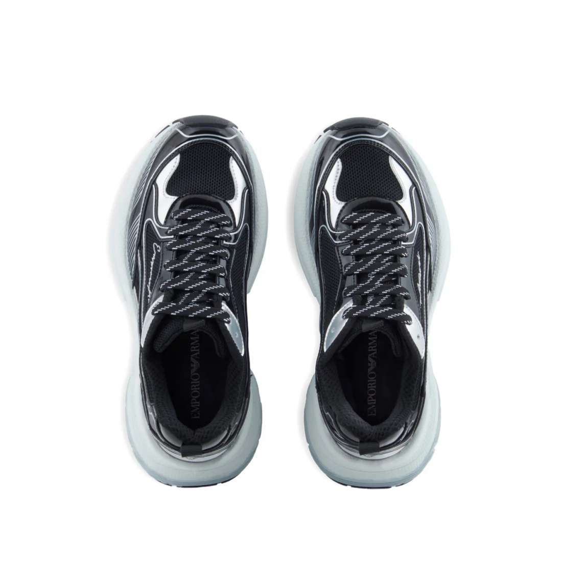 Women's 'Patent-Leather Striped' Sneakers