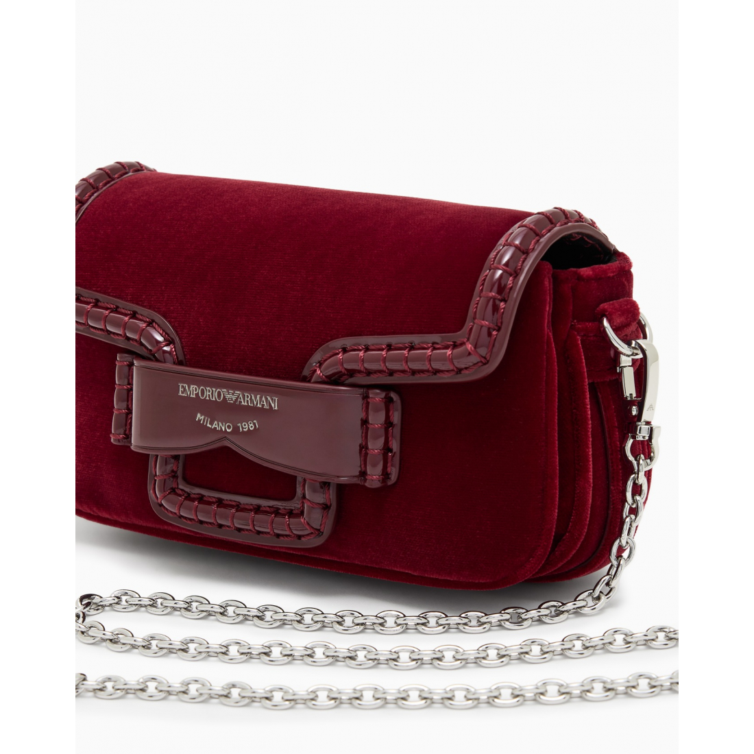 'Small Velvet' Schultertasche für Damen