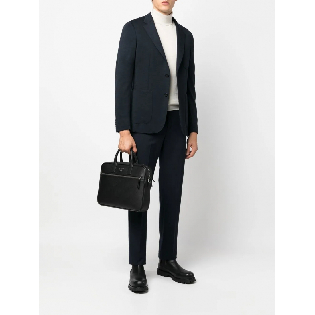 'Logo-Plaque' Laptoptasche für Herren