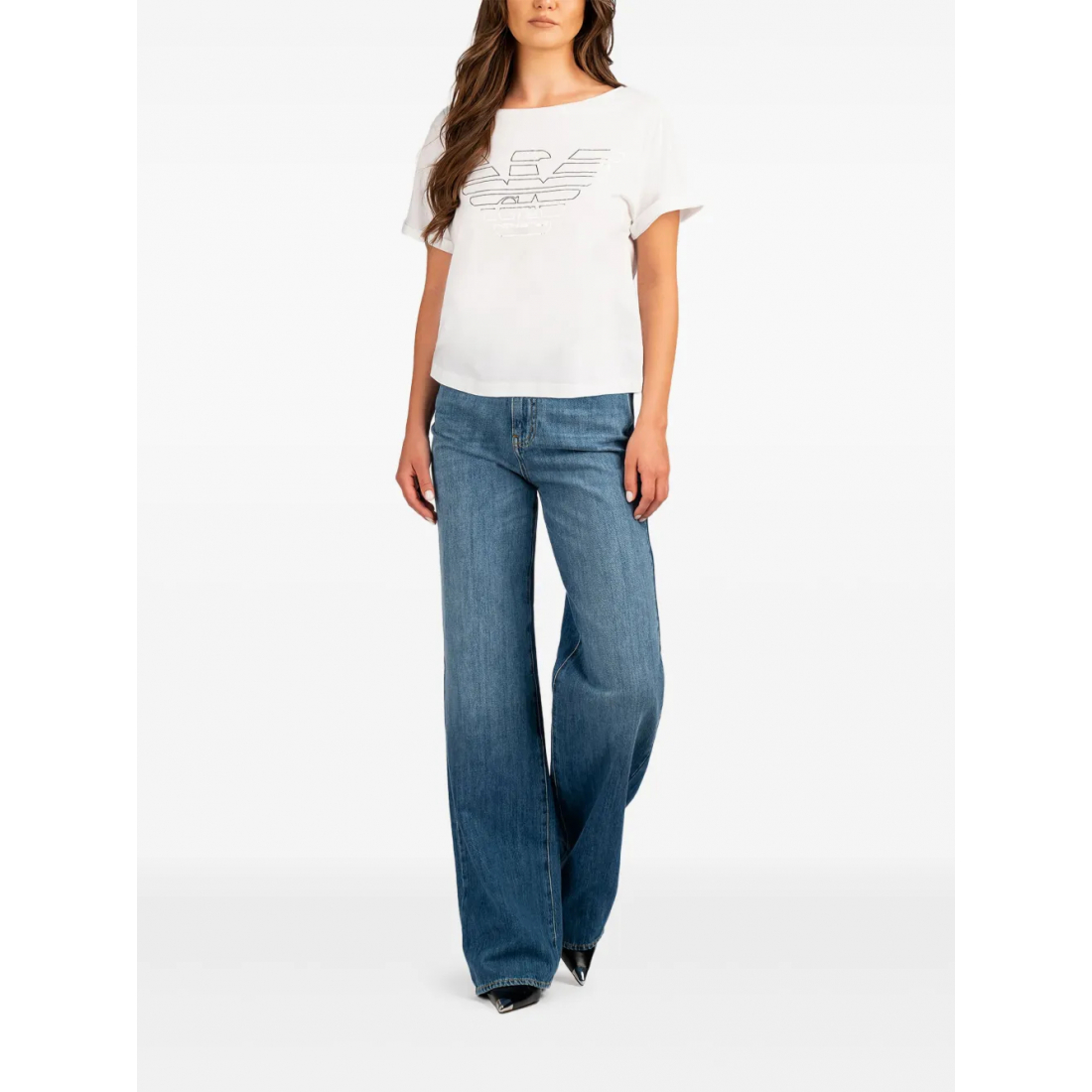 Women's 'Logo-Plaque' Jeans
