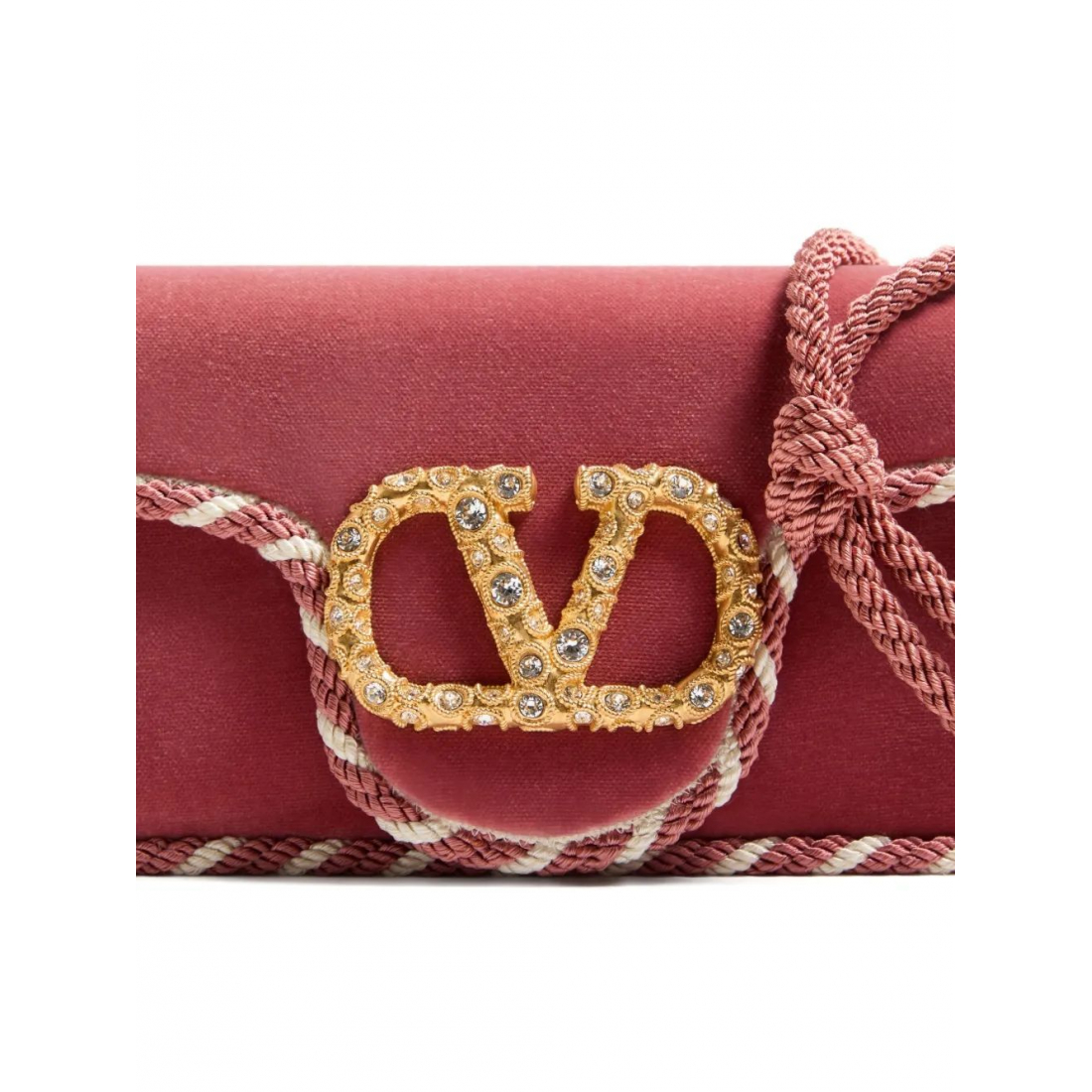 Women's 'Locò Jewel-Embellished Vlogo' Clutch