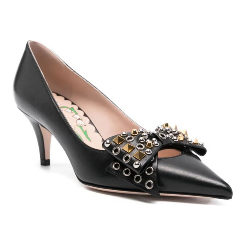 Escarpins 'Studded Bow-Detail' pour Femmes