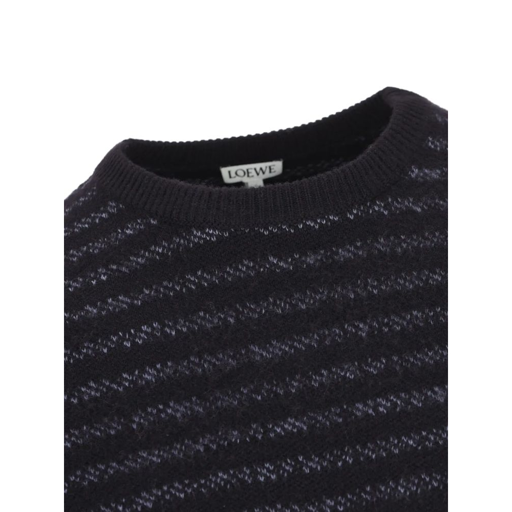 Pull 'Striped Logo-Embroidered' pour Hommes