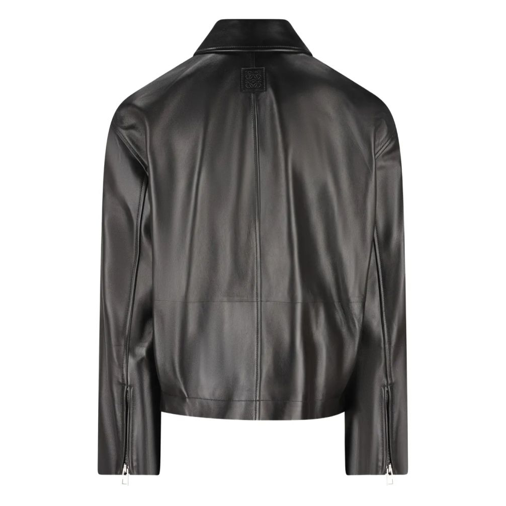 Veste en cuir 'Belted' pour Hommes