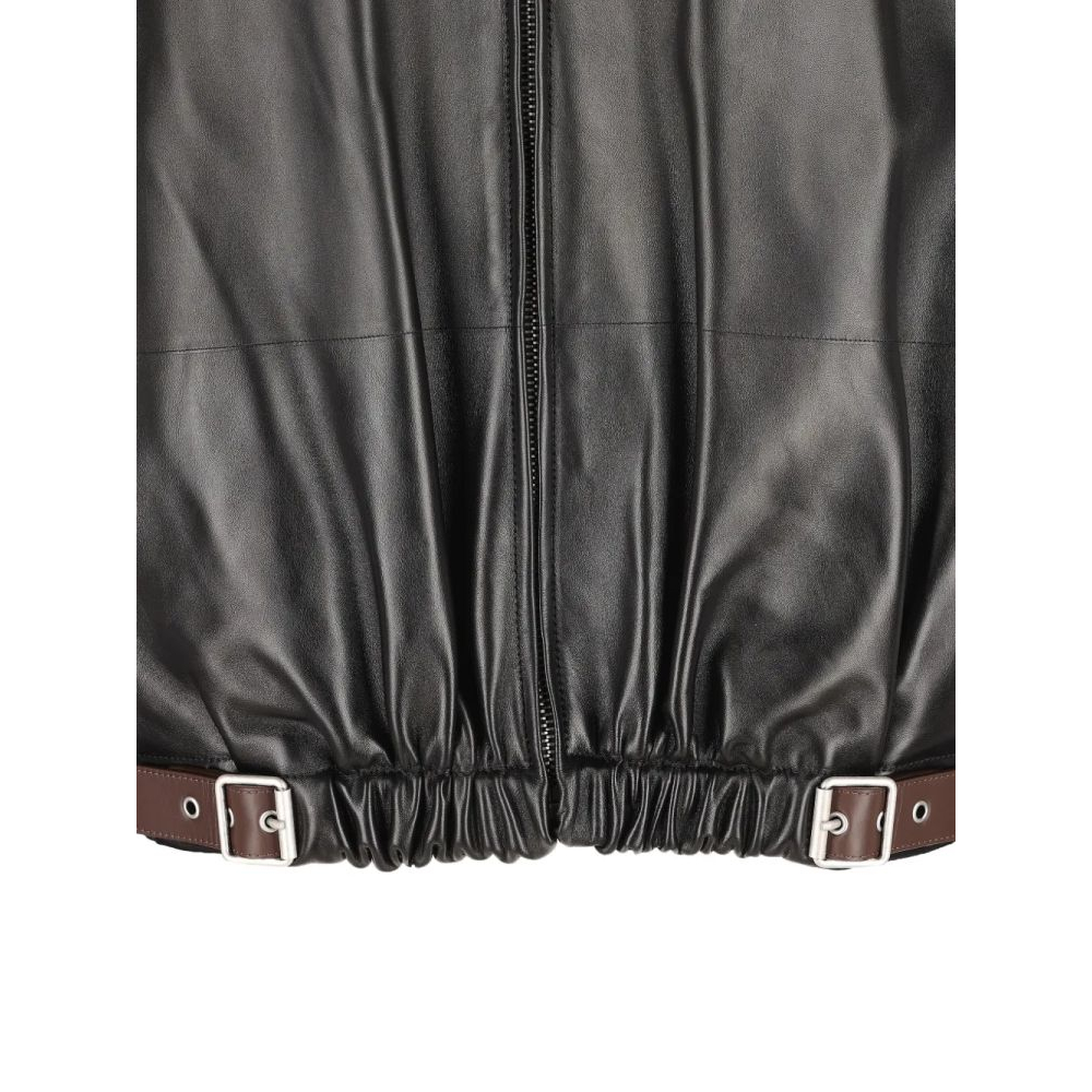 Veste en cuir 'Belted' pour Hommes
