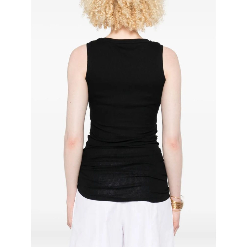 Haut sans manches 'Ribbed Clasp-Detail' pour Femmes