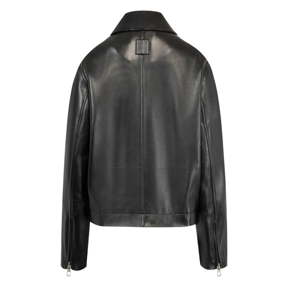 Veste en cuir 'Belted' pour Femmes