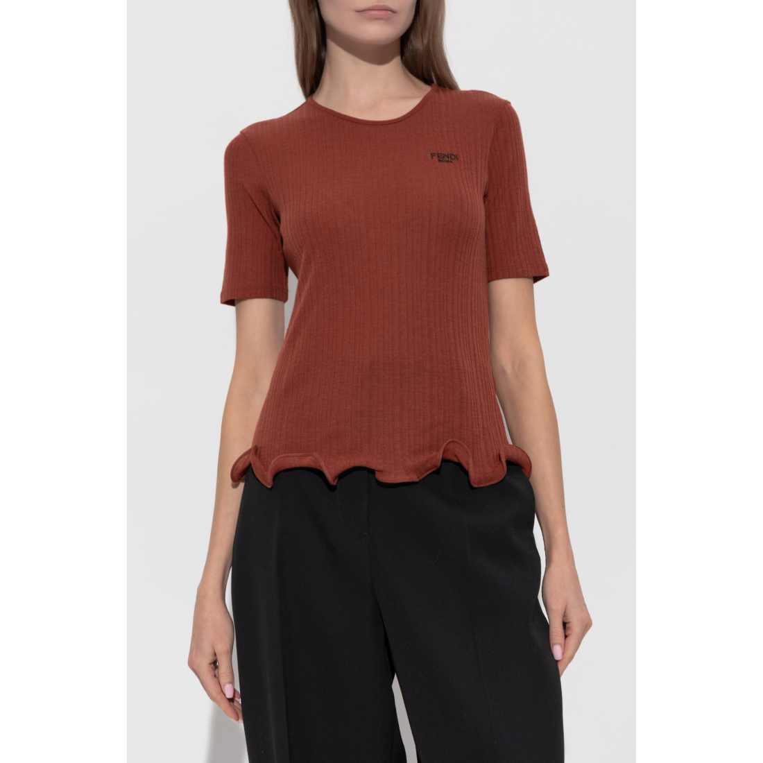 T-shirt 'Ruffled' pour Femmes