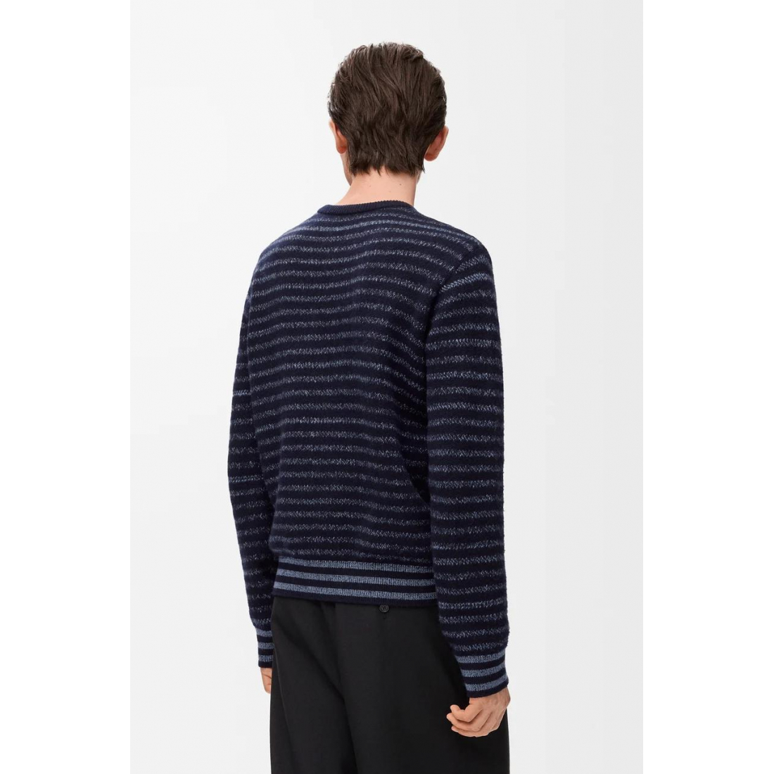 Pull 'Striped Logo-Embroidered' pour Hommes