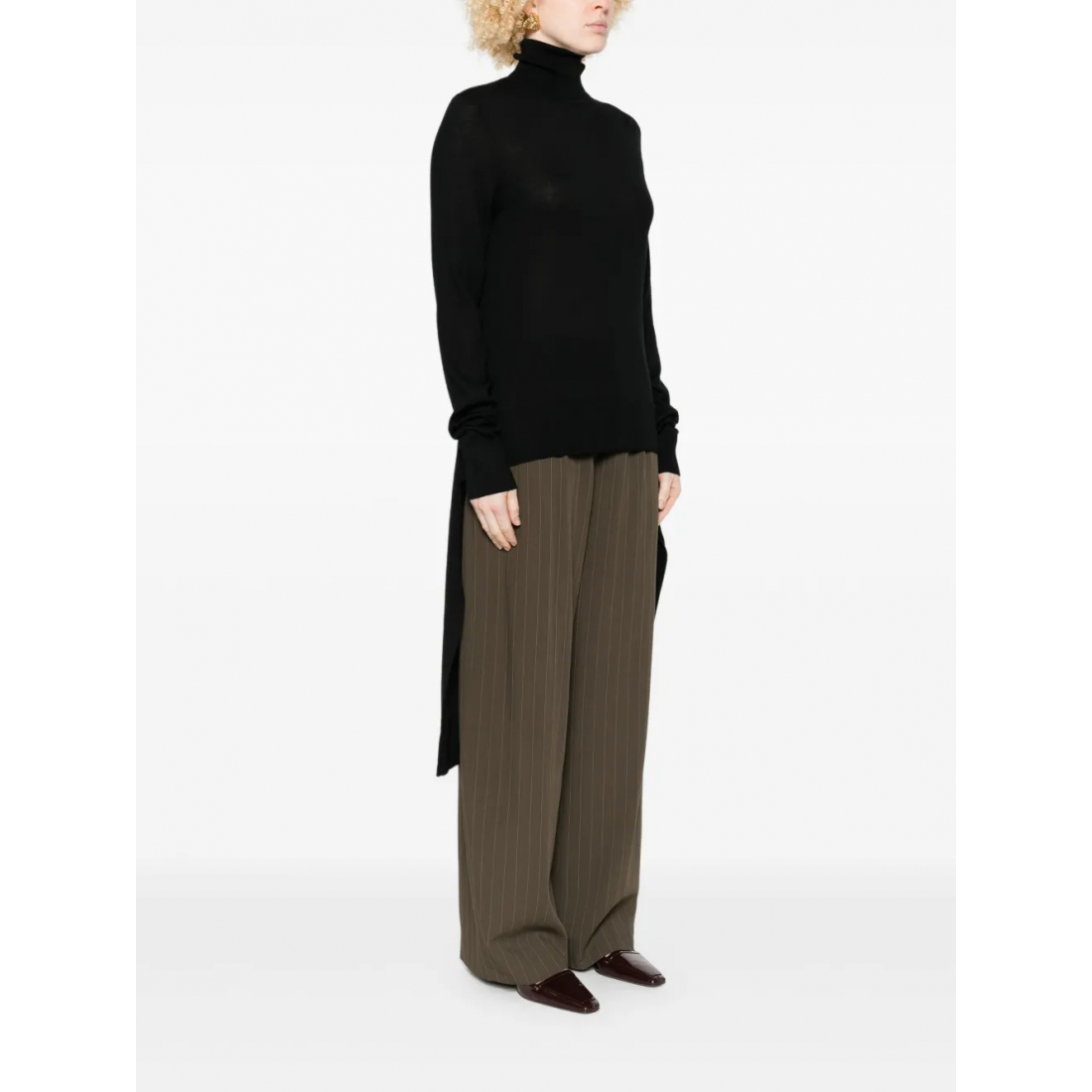 Robe mini 'Double-Sleeve Tie-Front' pour Femmes