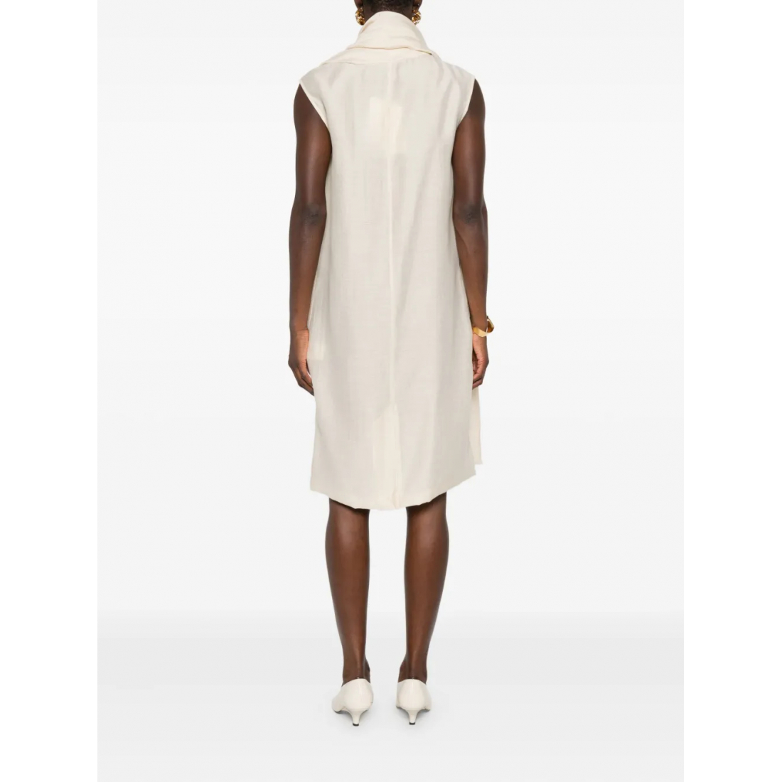 Robe mini 'Attached-Scarf' pour Femmes