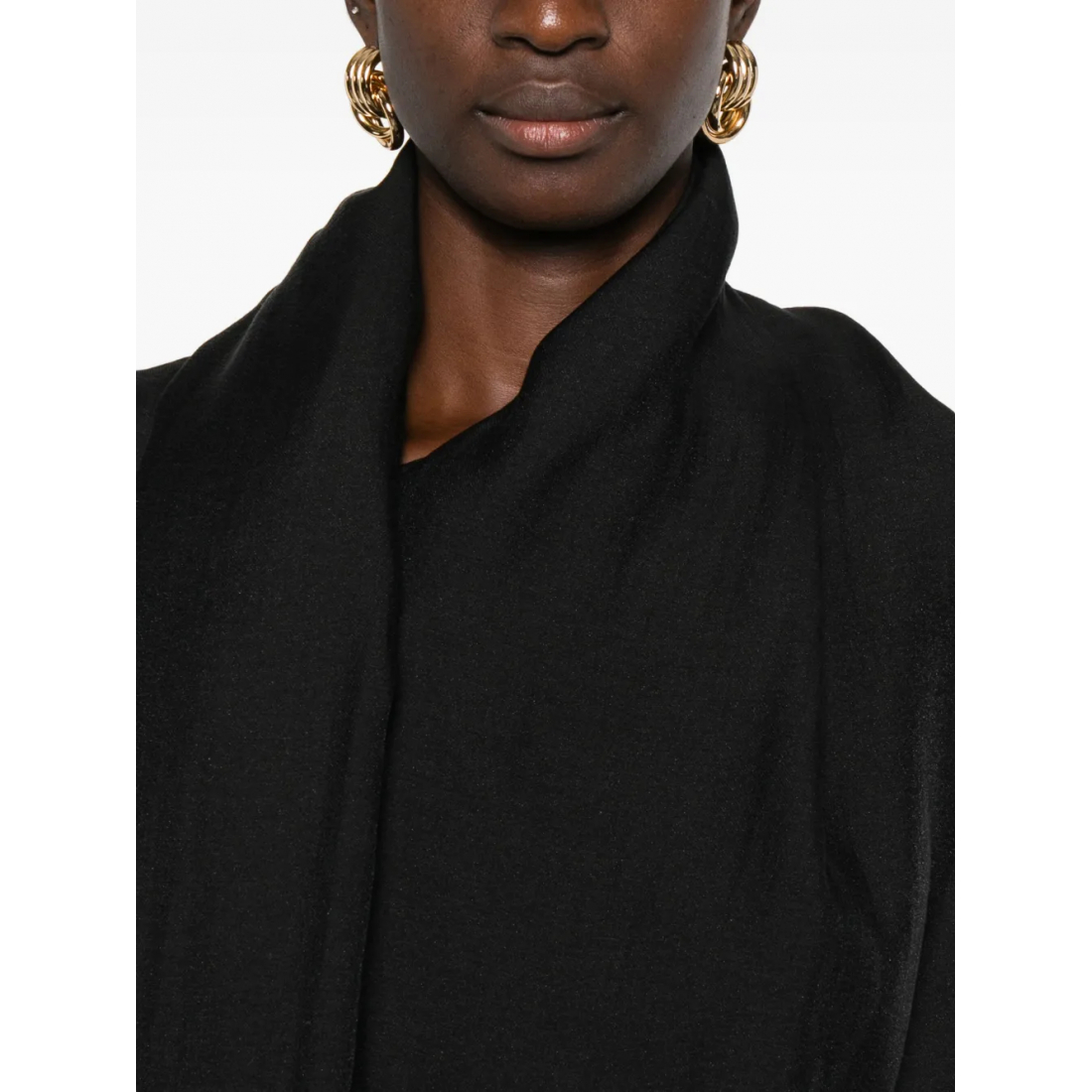 Blouse sans manches 'Attached-Scarf' pour Femmes