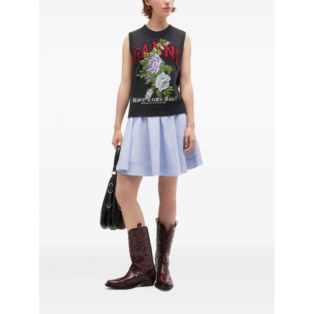 Gilet 'Floral-Logo' pour Femmes