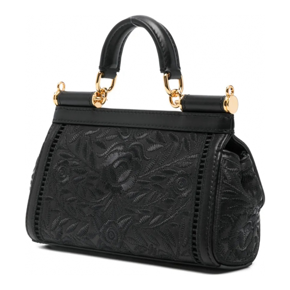 Women's 'Small Sicily Floral-Embroidered' Tote Bag