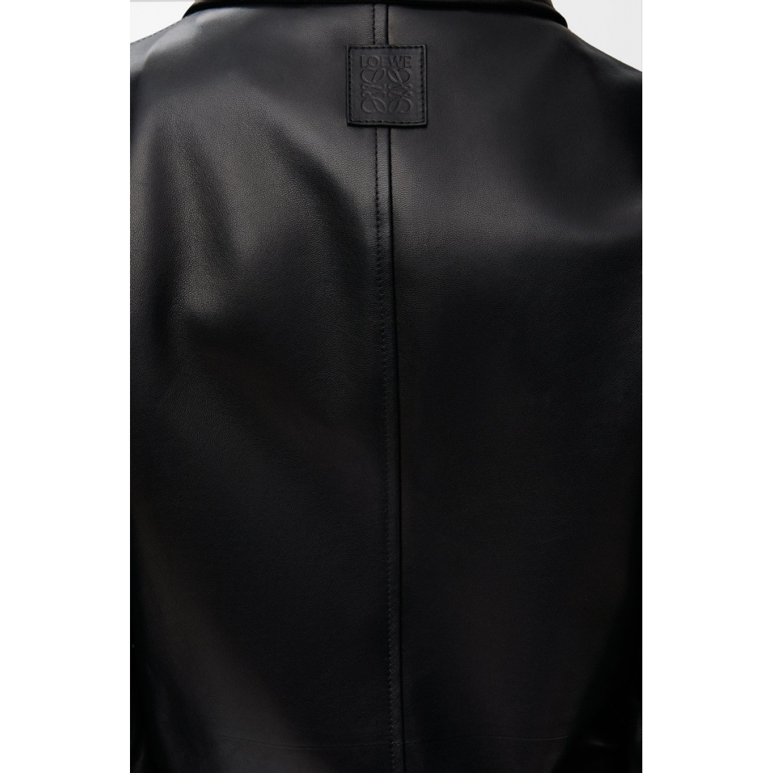 Veste en cuir 'Belted' pour Femmes