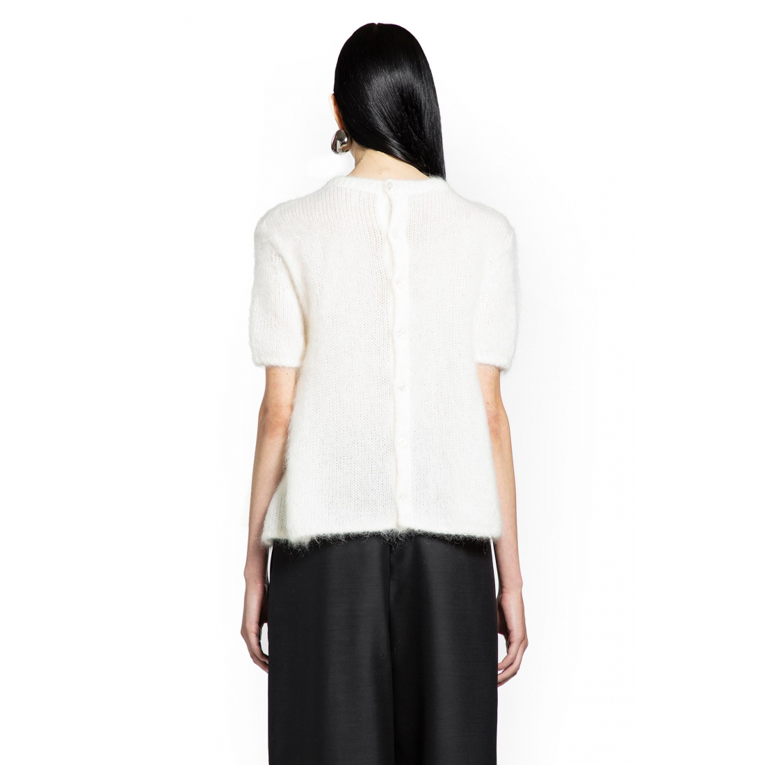 Pull à manches courtes 'Embroidered' pour Femmes