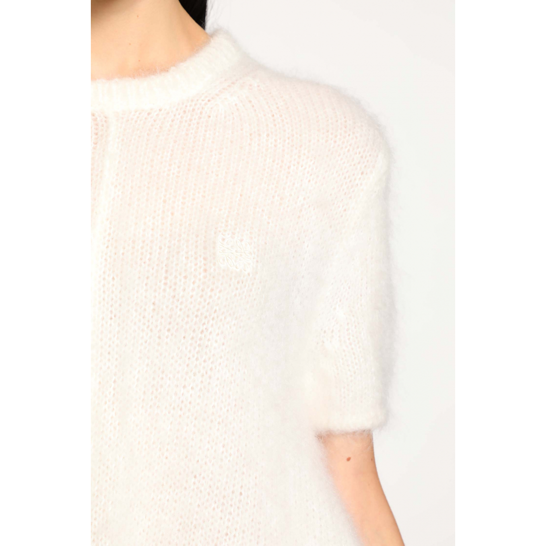 Pull à manches courtes 'Embroidered' pour Femmes