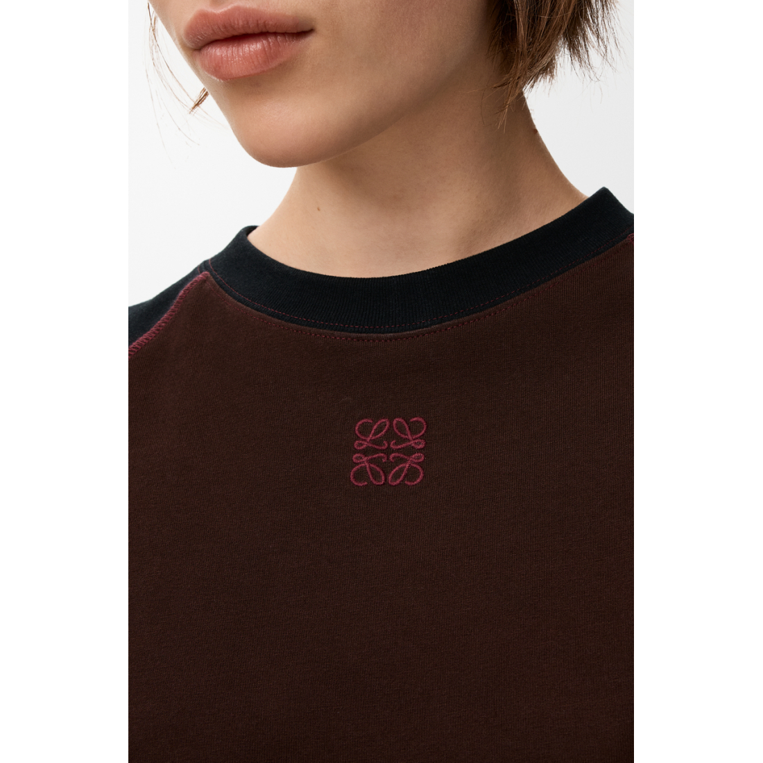 T-shirt 'Anagram-Embroidered' pour Femmes