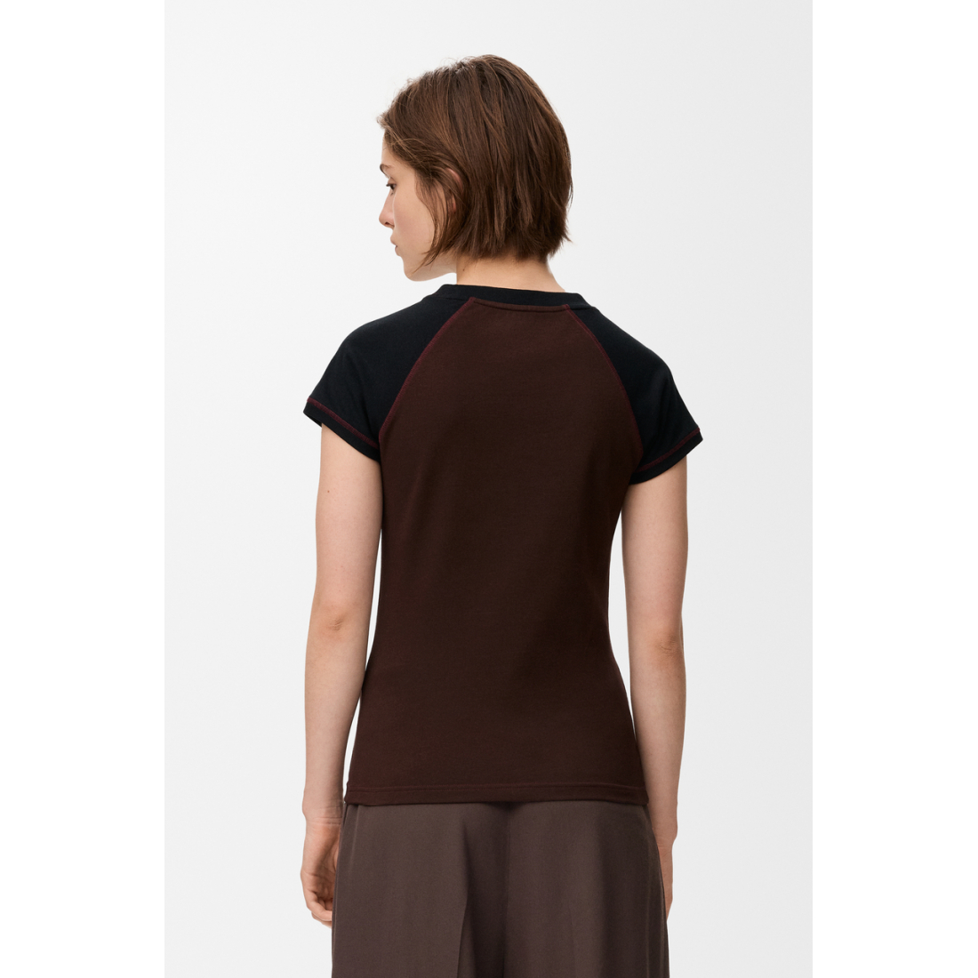 T-shirt 'Anagram-Embroidered' pour Femmes