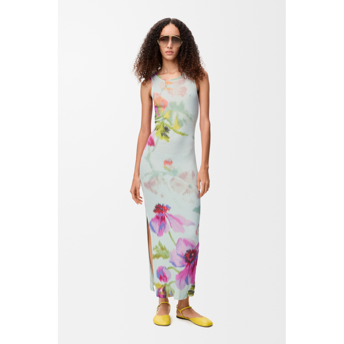 Robe maxi 'Floral-Print' pour Femmes