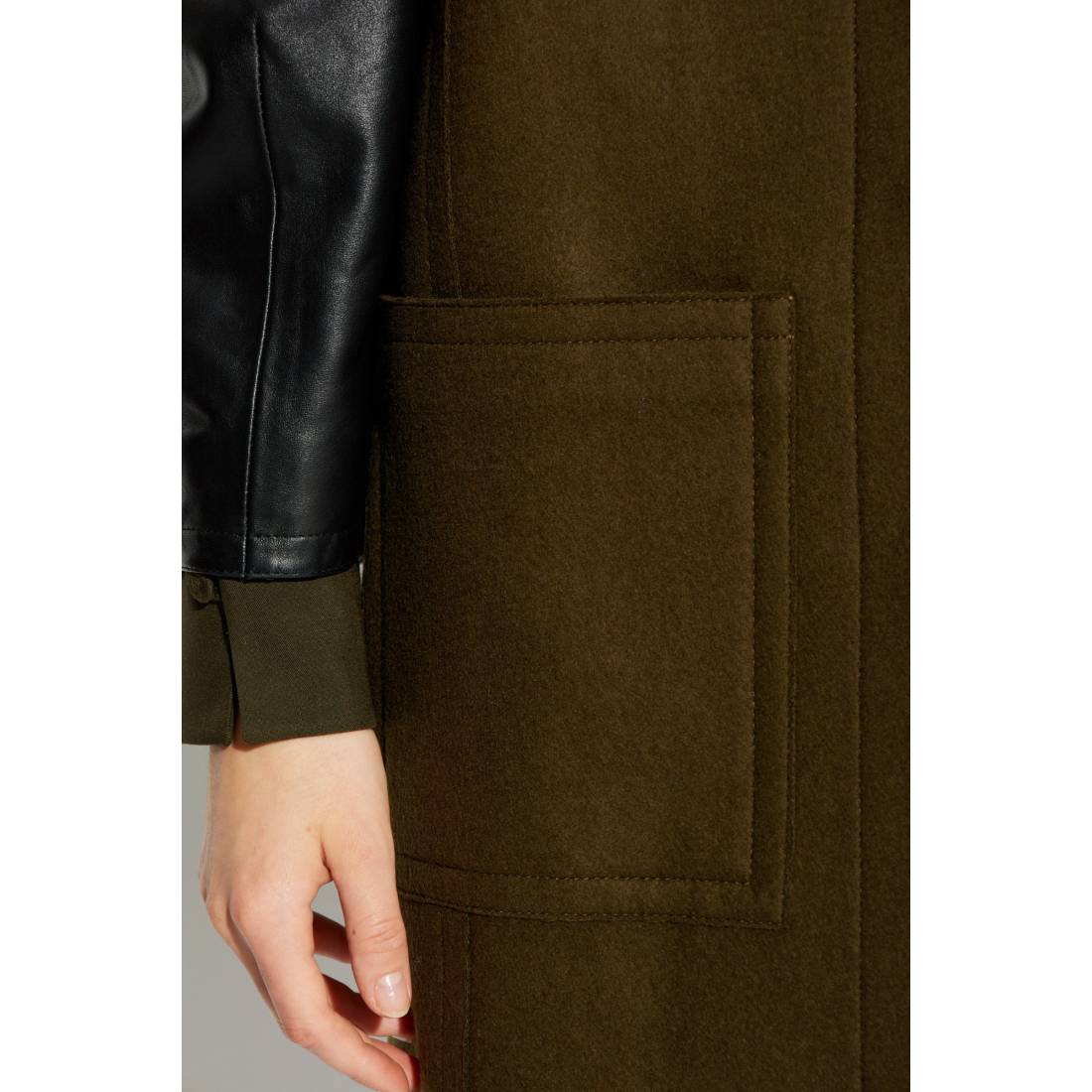 Manteau Maxi 'Single-Breasted' pour Femmes