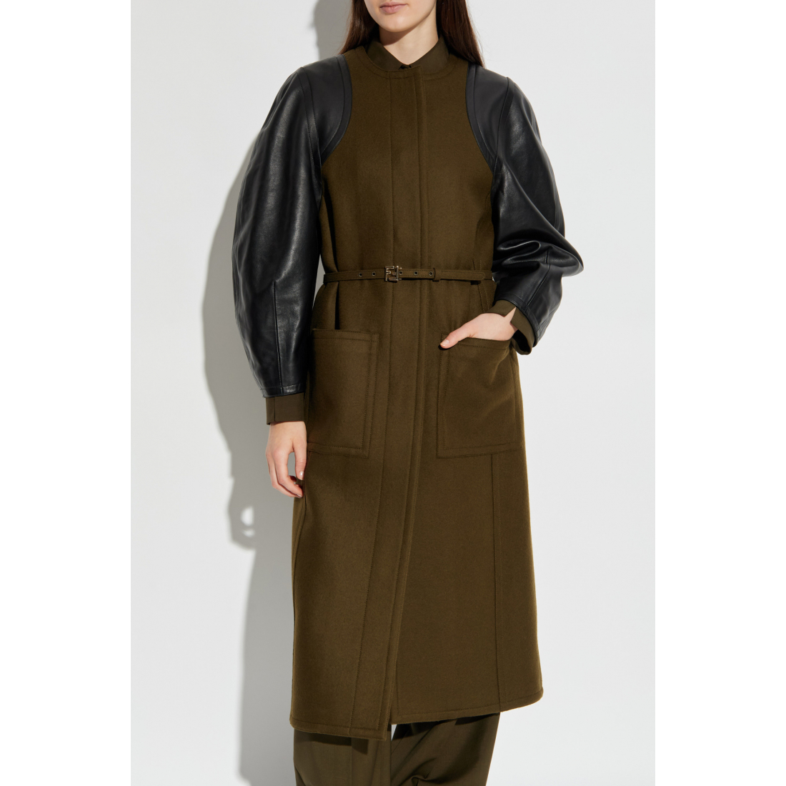 Manteau Maxi 'Single-Breasted' pour Femmes