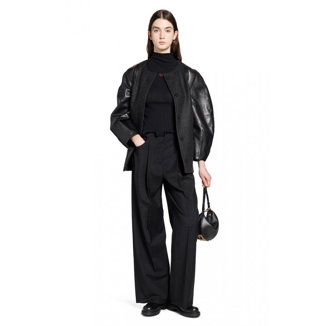 Women's 'Ruffled' Turtleneck Top