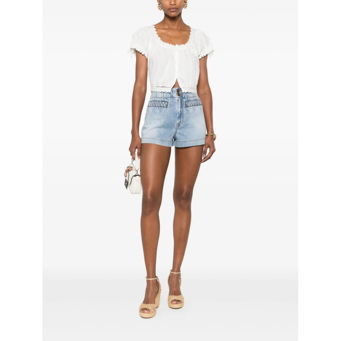 'Lucky' Jeansshorts für Damen