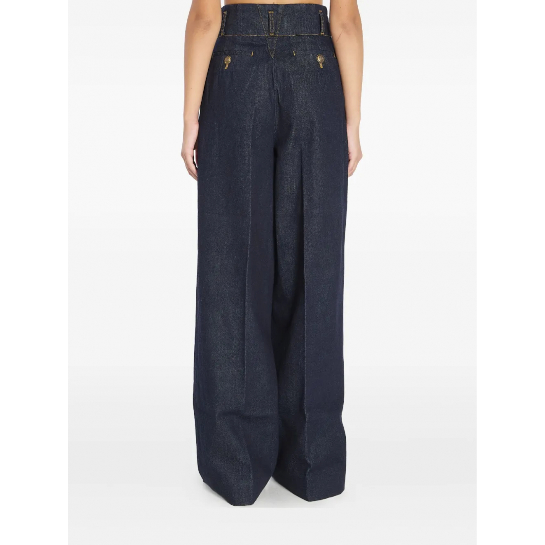 Jeans 'Hypnotic High-Waist Pleated Wide' pour Femmes