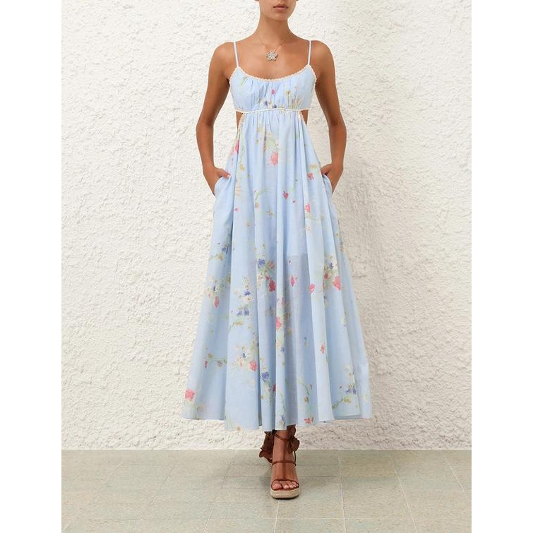 Robe maxi 'Lucky Picnic' pour Femmes