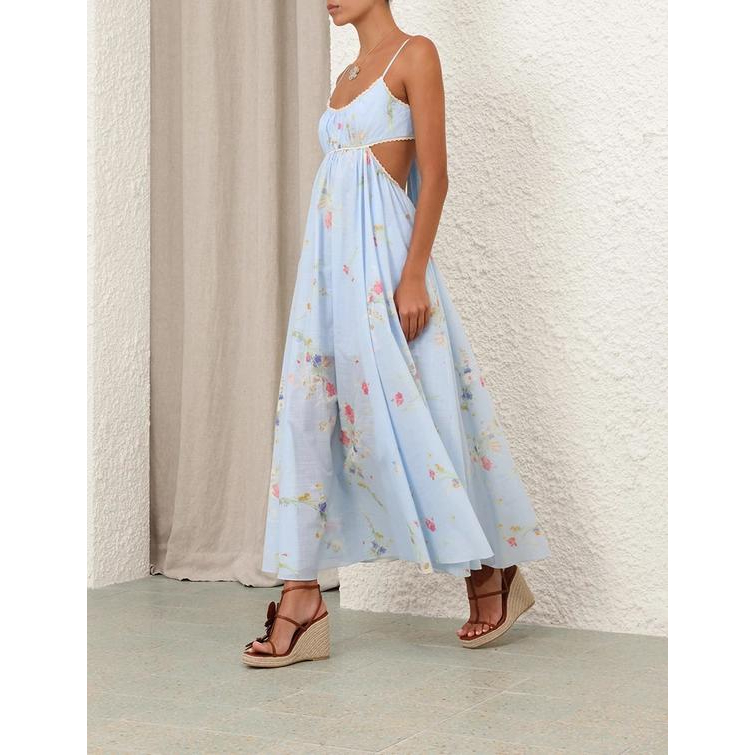 Robe maxi 'Lucky Picnic' pour Femmes