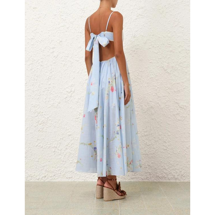 Robe maxi 'Lucky Picnic' pour Femmes