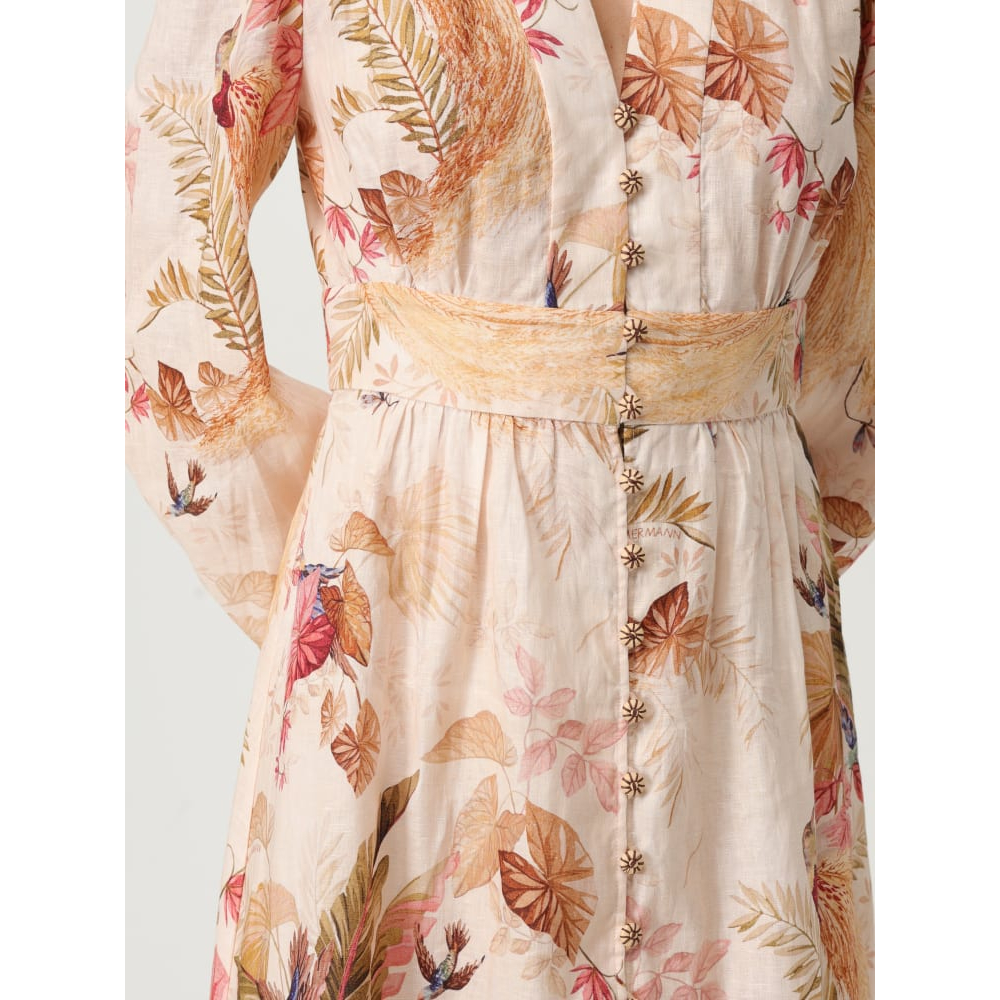 Robe maxi 'Floral-Print' pour Femmes
