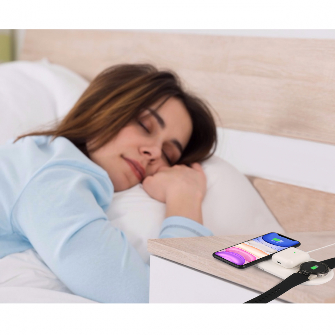 3-in-1-Schnellinduktionsladegerät