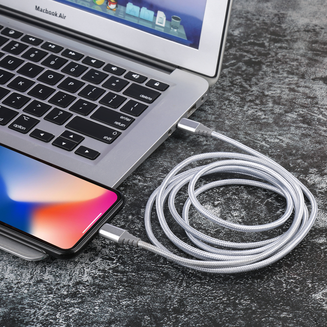 USB-C-auf-Lightning-Kabel, 2 Meter
