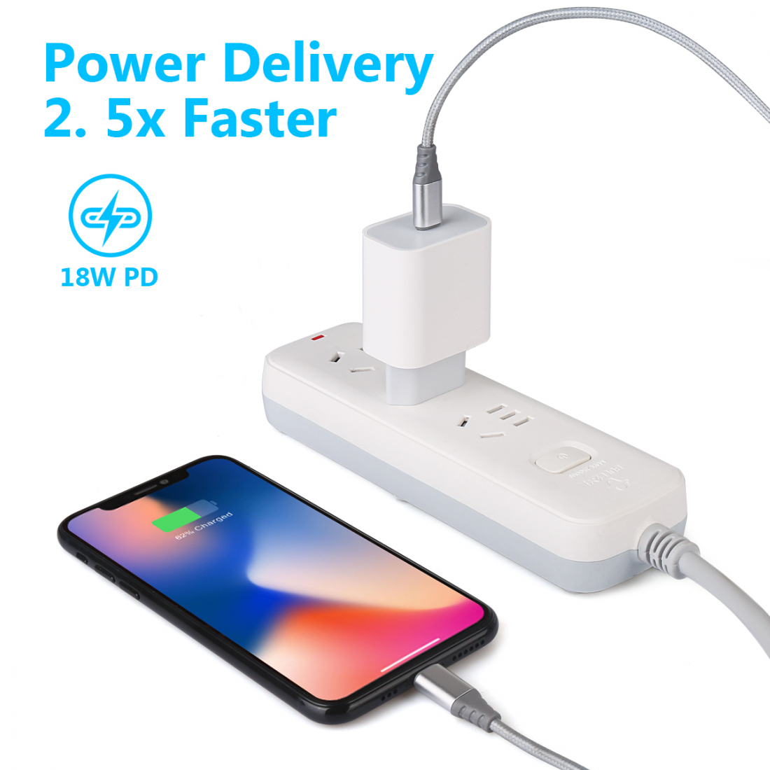 Connected+ USB-C-Netzladegerät - 1 USB 3.0 A-Anschluss - 18 W