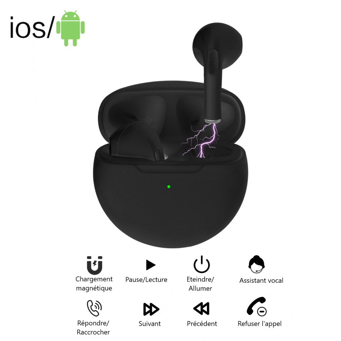 Ecouteurs Bluetooth Avec Reduction De Bruit