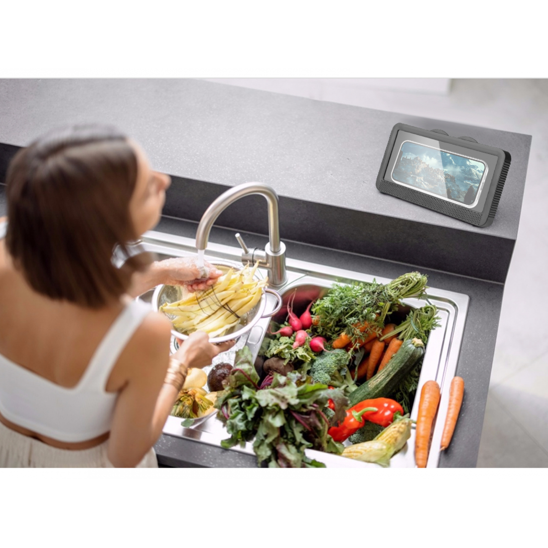 Wasserdichte Wandhalterung für Telefon