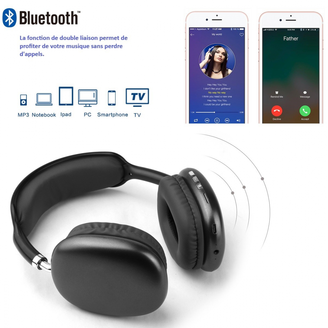 Kabelloses Bluetooth-Headset