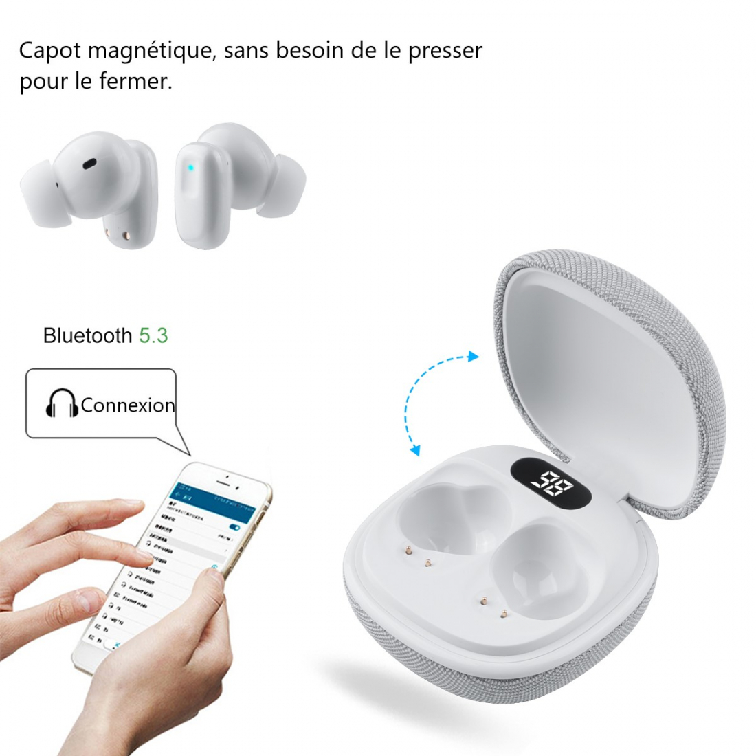 Ecouteurs Bluetooth Avec Reduction De Bruit