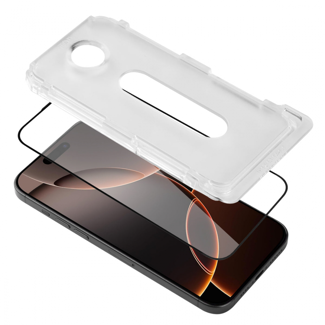 Platyne Displayschutz aus gehärtetem Glas für iPhone 16 Pro Max – staubdicht, blasenfrei und hohe Widerstandsfähigkeit