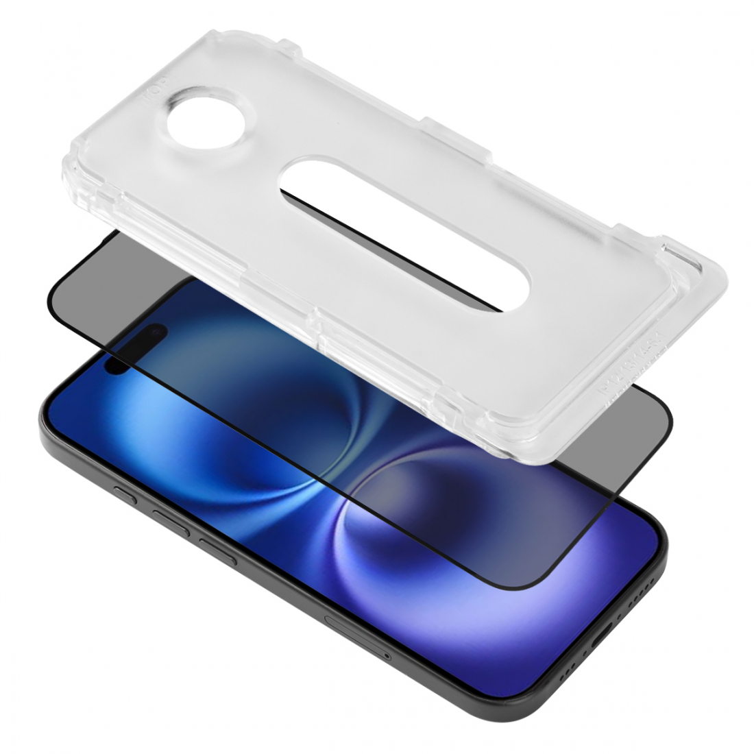 Platyne Displayschutz aus gehärtetem Glas für iPhone 16 – staubdicht, blasenfrei und hohe Widerstandsfähigkeit