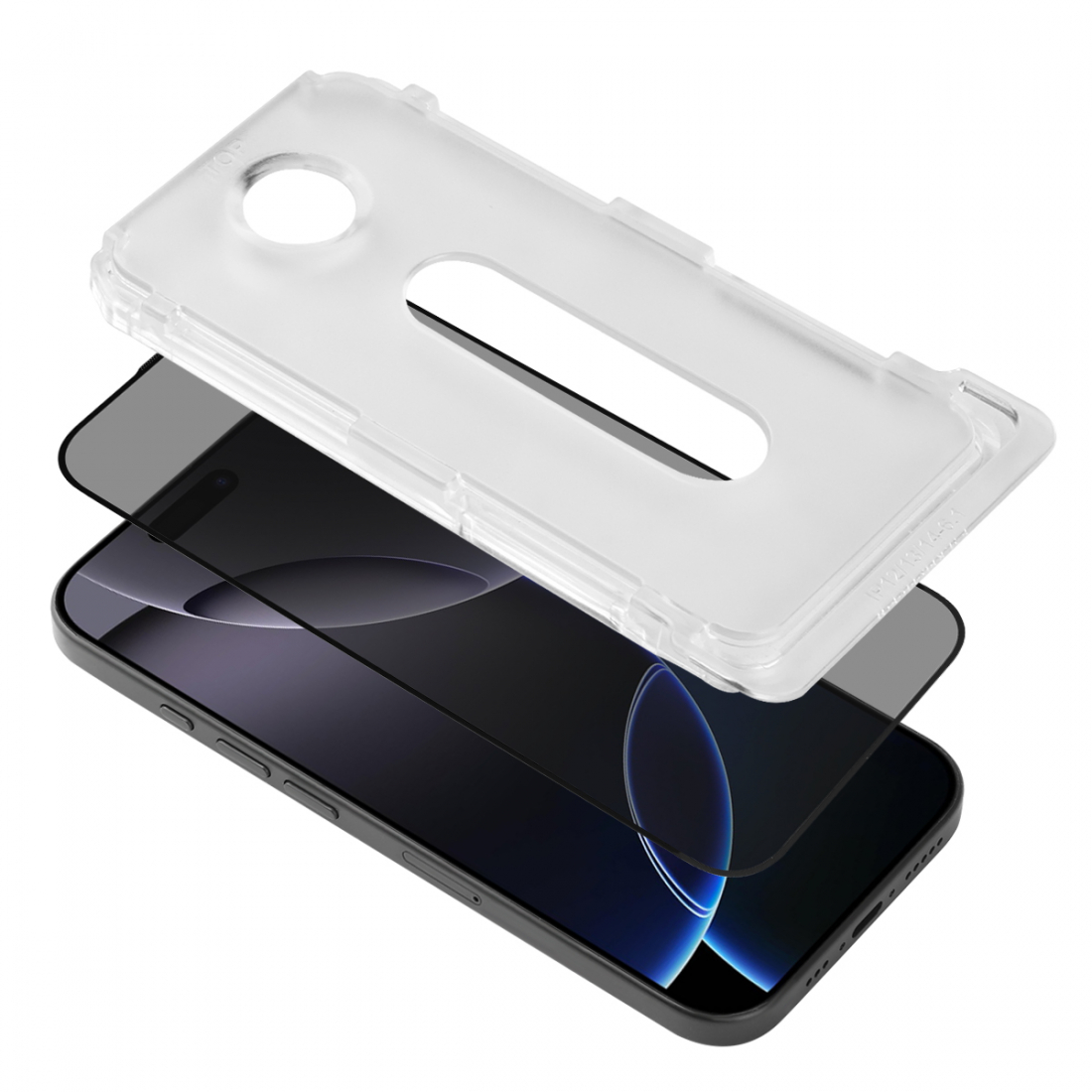 Platyne Displayschutz aus gehärtetem Glas für iPhone 16 Pro – staubdicht, blasenfrei und hohe Widerstandsfähigkeit