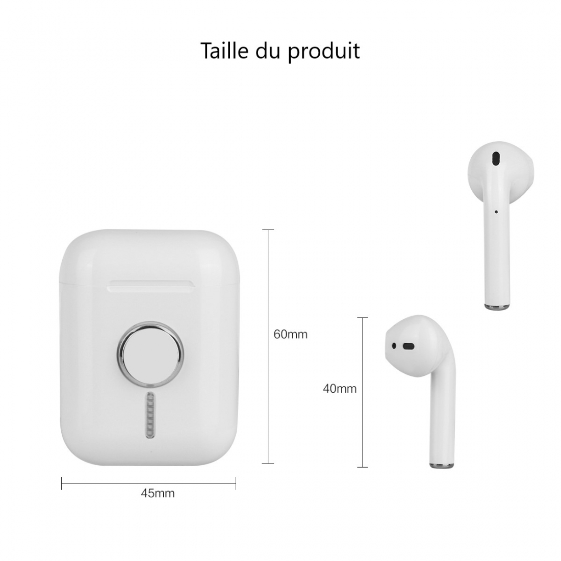 Kabellose Bluetooth-Kopfhörer und Findget Spinner