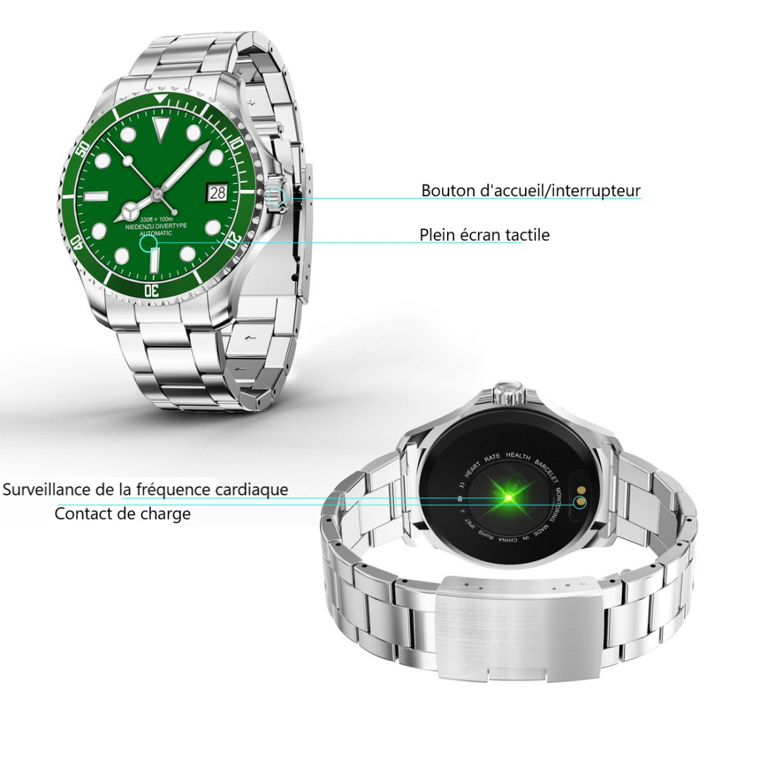 Montre Connectee Multifonctions